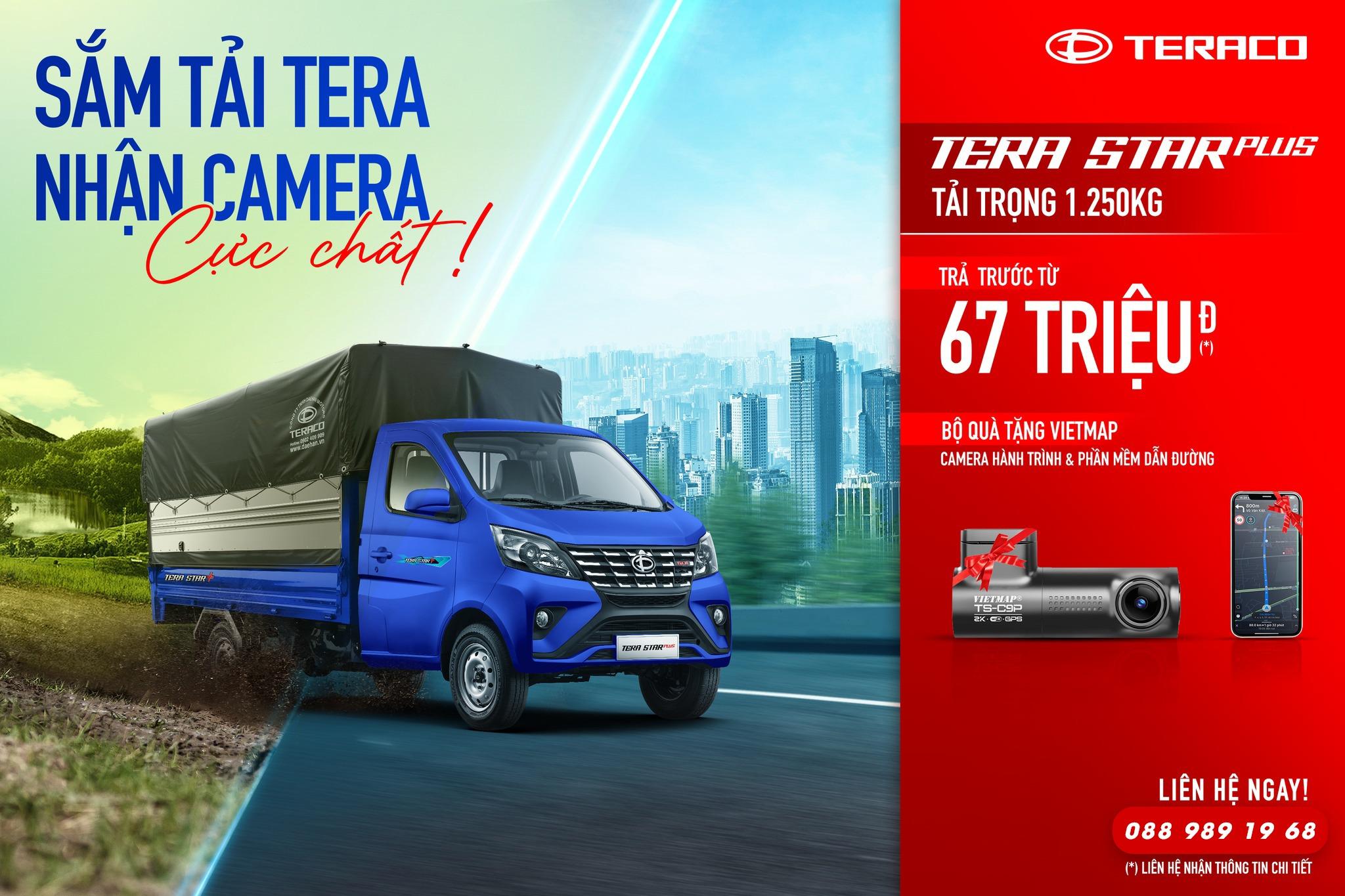 Xe Tải Nhẹ Tera Star Plus Thùng Mui Bạt – Vận Tải Hiệu Quả Cho Miền Tây