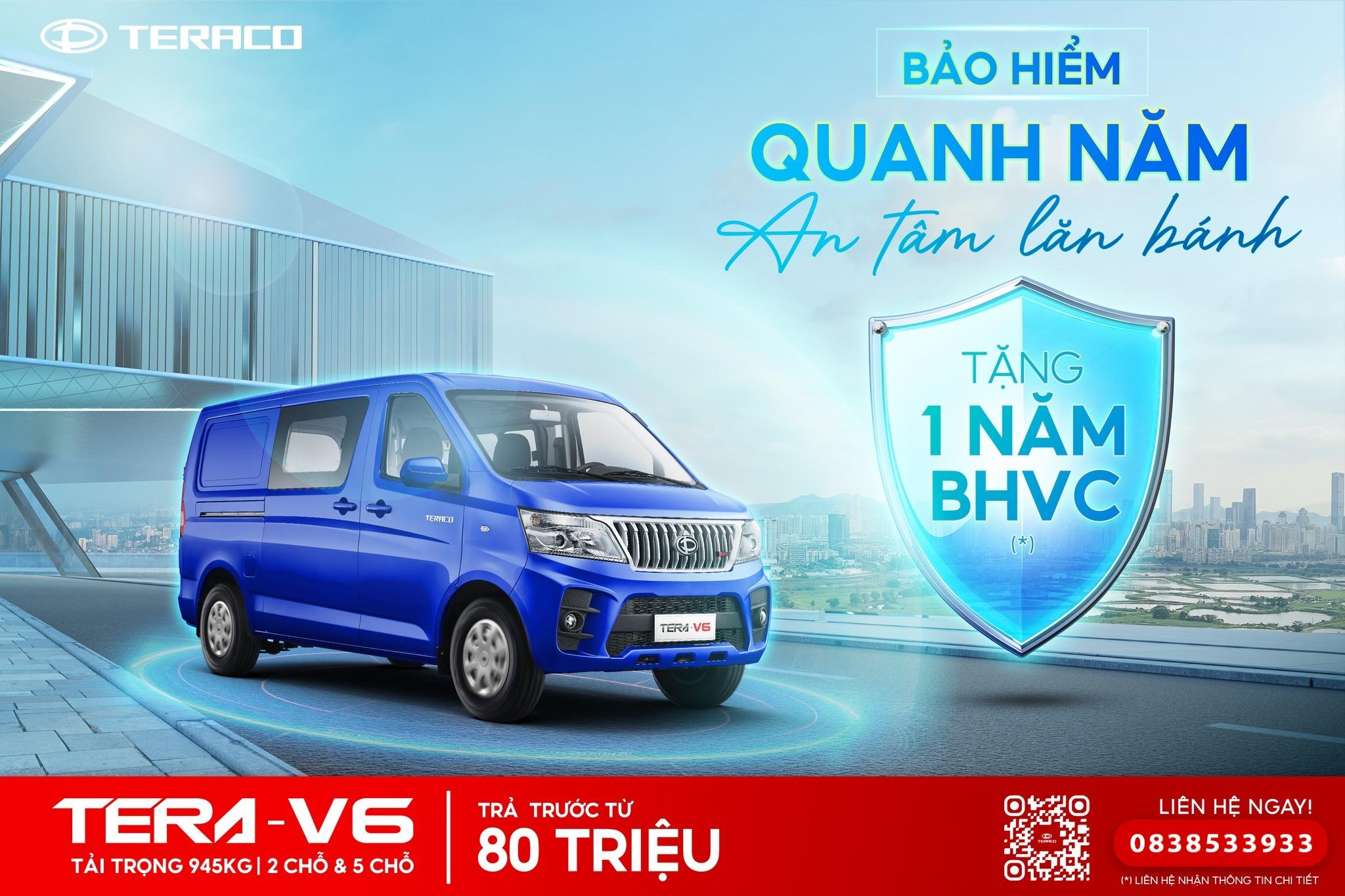 🚛 Tera V6 – Dòng Xe Tải Đa Năng Hiện Đại Từ Ô Tô Phúc Châu
