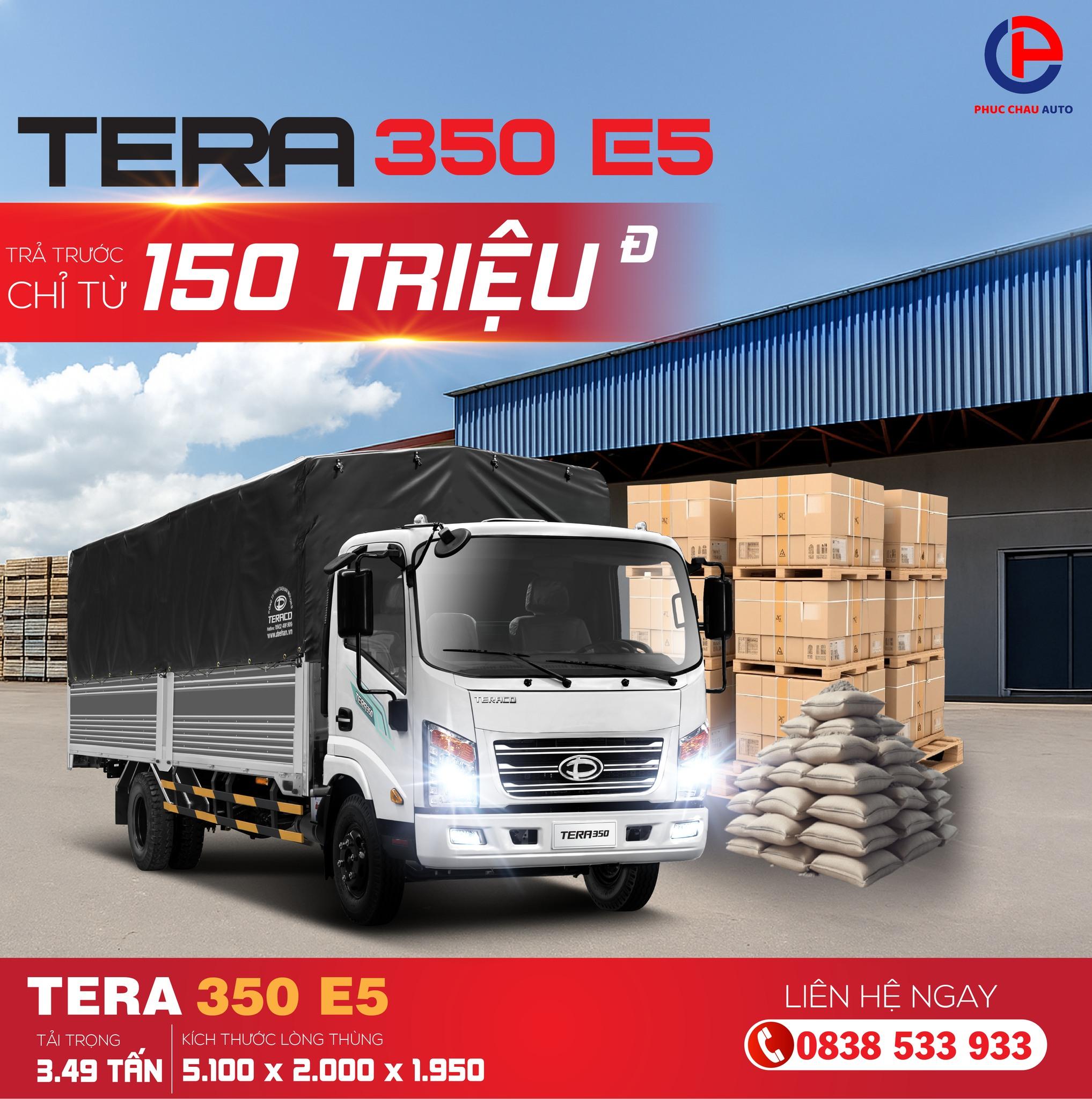 🚛 Xe tải TERA 350 – Sự lựa chọn hàng đầu của khách hàng tại Ô tô Phúc Châu