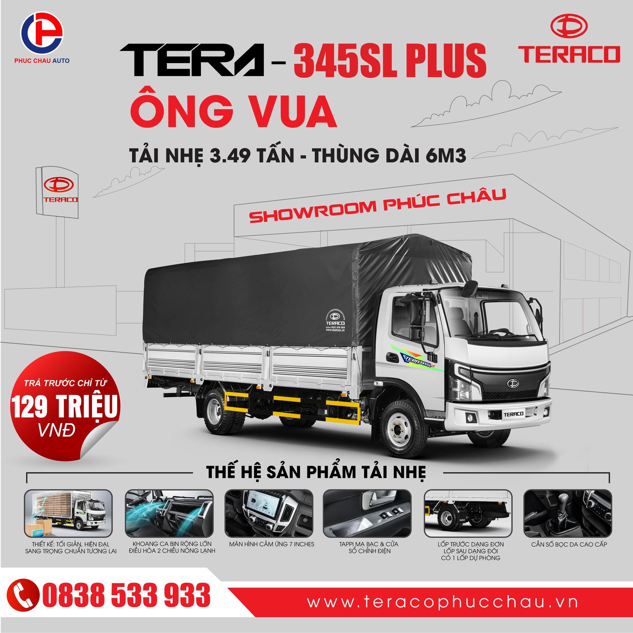 🚚 TERA 345SL Plus – Giải pháp vận tải tối ưu cho doanh nghiệp hiện đại