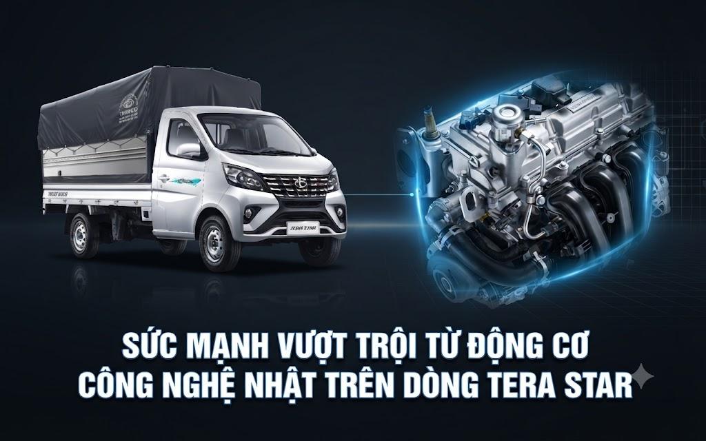 Sức mạnh vượt trội từ động cơ công nghệ Nhật trên dòng Tera Star