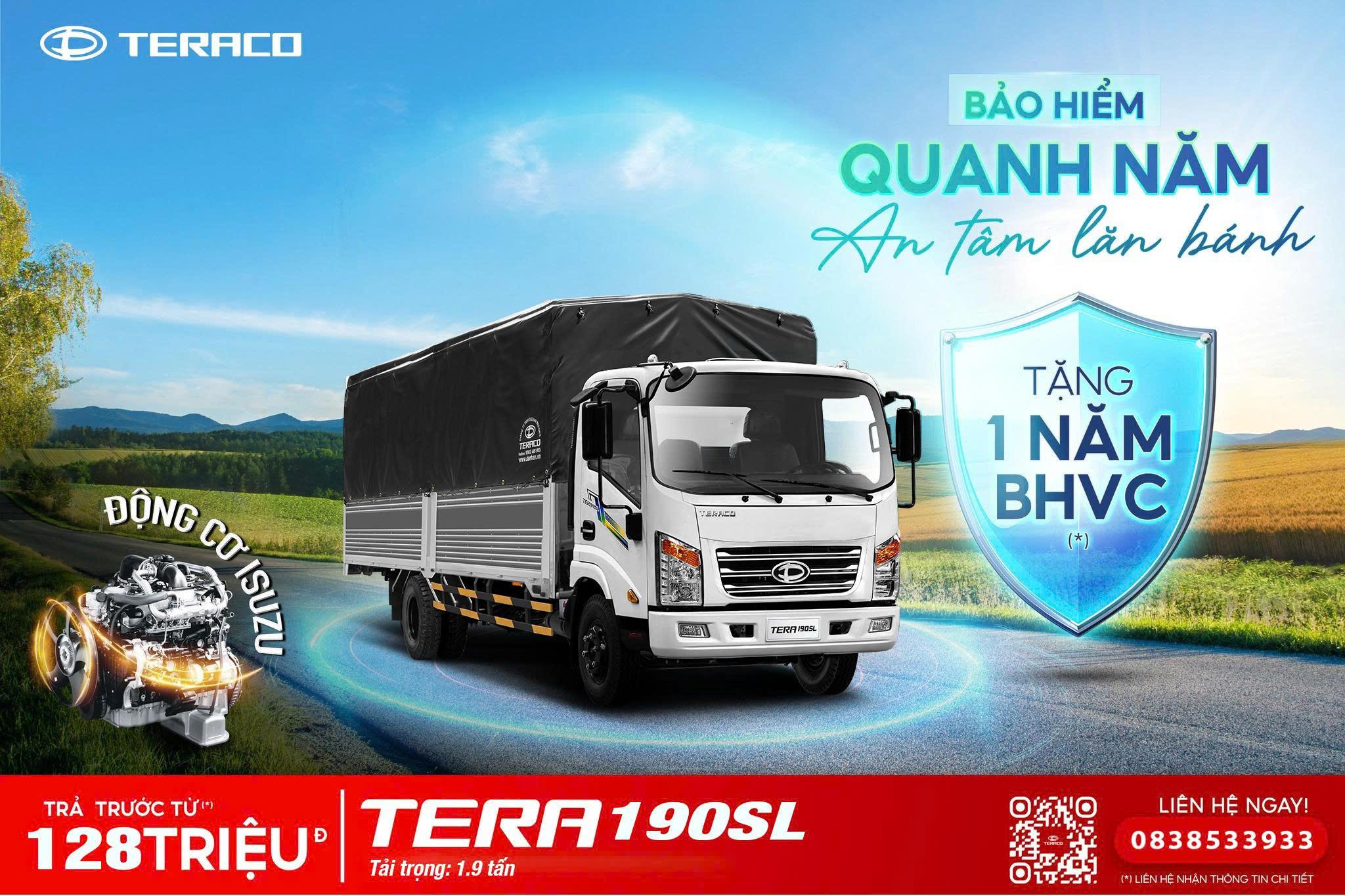 Tera 190SL Thùng Mui Bạc – Lựa Chọn Vận Tải Tiết Kiệm và Hiệu Quả Cho Tháng 6